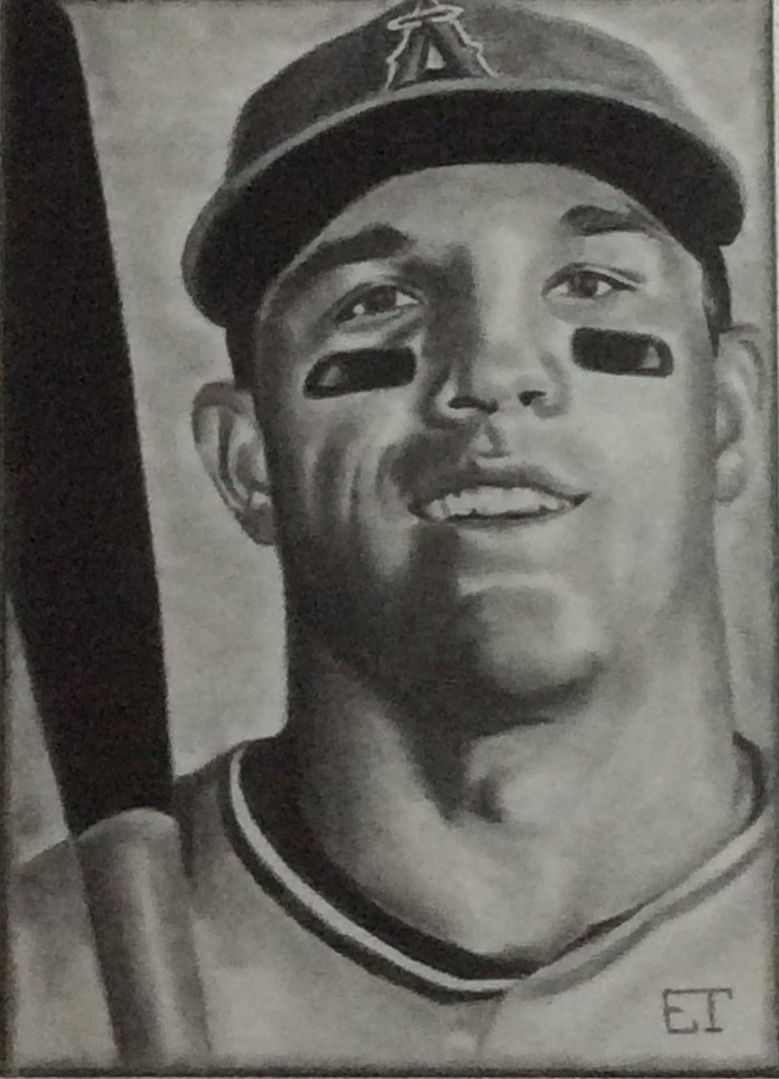 Mike Trout Angels Baseball Sketch Card by avintagedreamer - mike_trout_angels_baseball_sketch_card_by_avintagedreamer-d7xlphh
