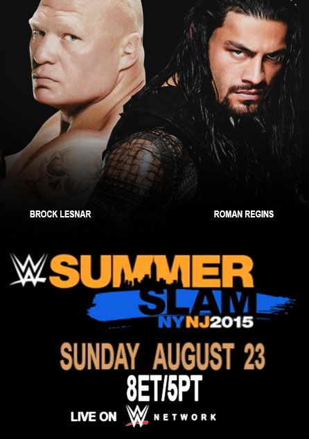 Image result for summer slam 2015 poster
