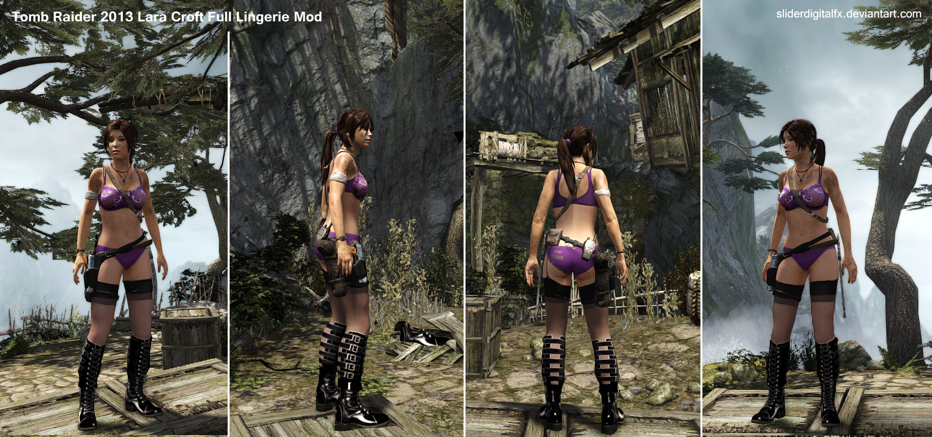 Tomb Raider 2013 Nude mod by ATL 2020 Default + Hunter lp 