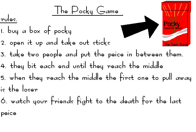 How to play the pocky game
