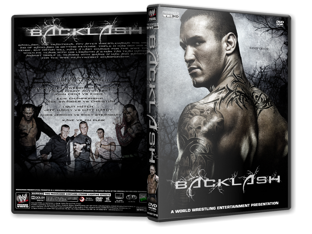 WWE Backlash 2009 DVD Cover by Mr-Damn