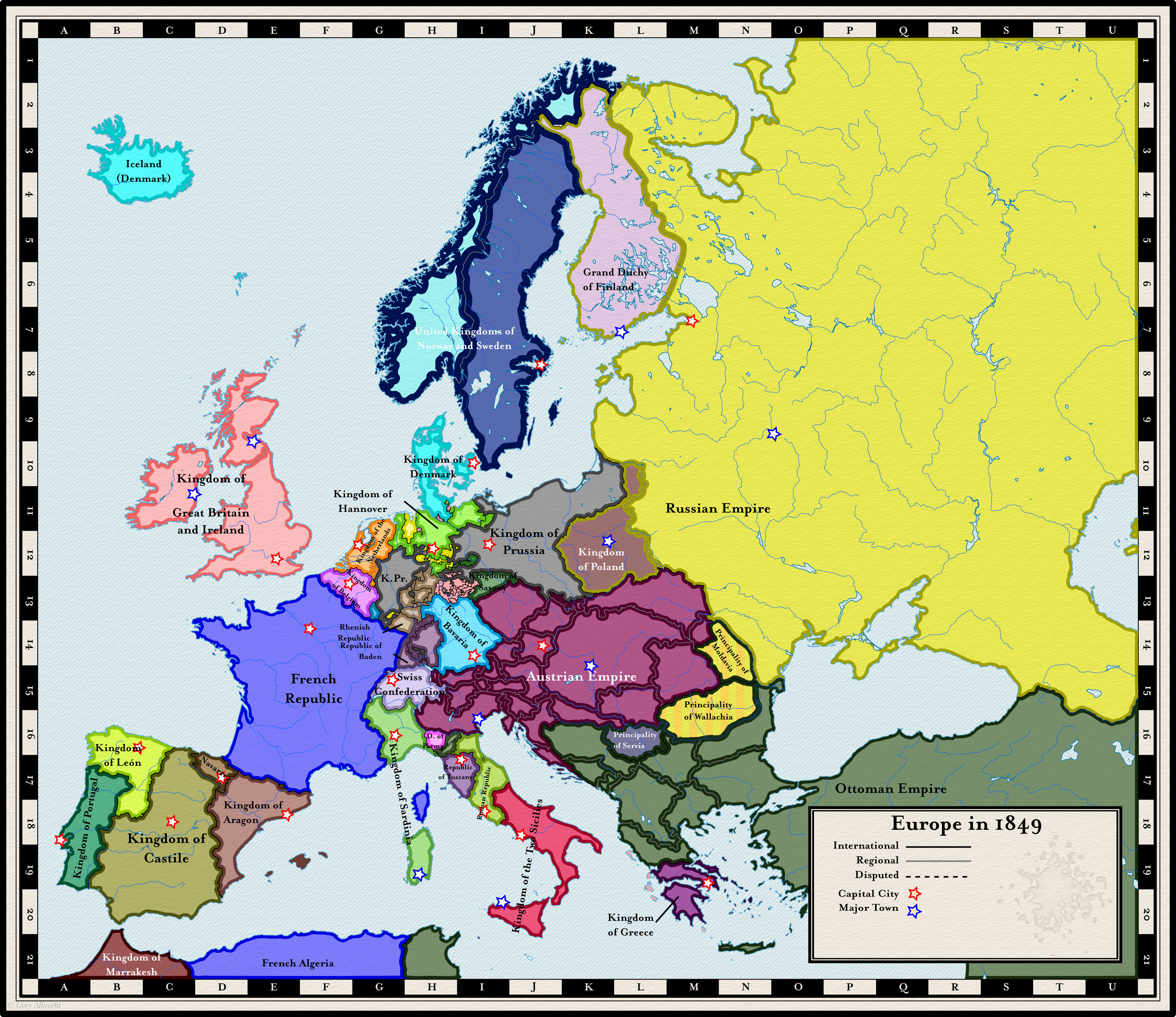 Europe 1849