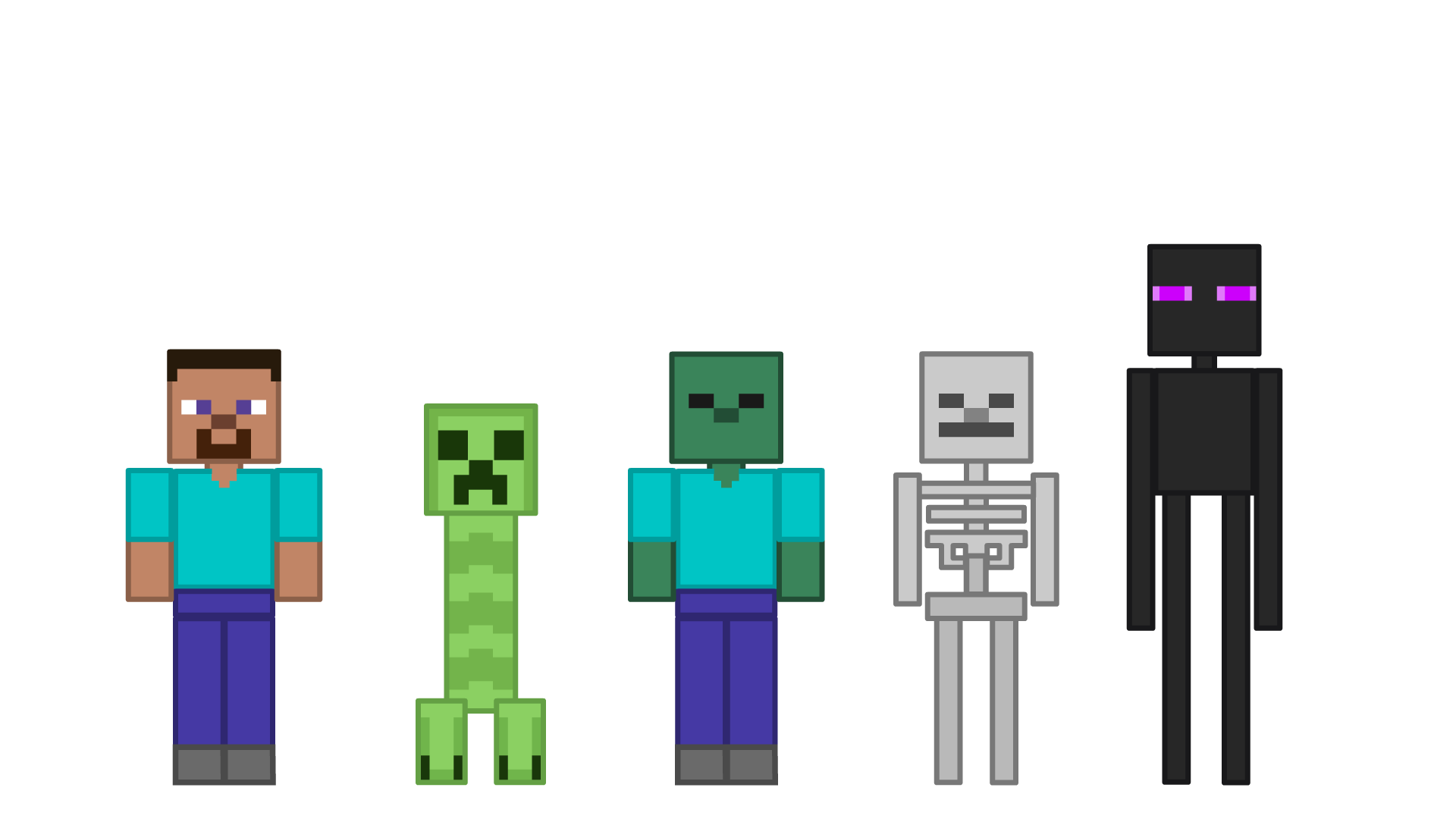 minecraft characters clipart - photo #21