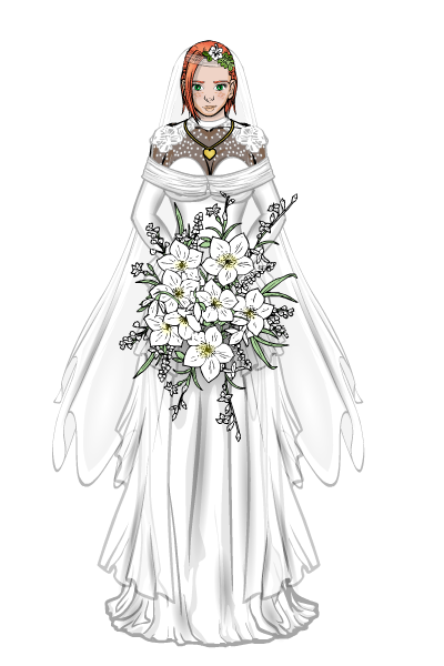 pretty wedding dress