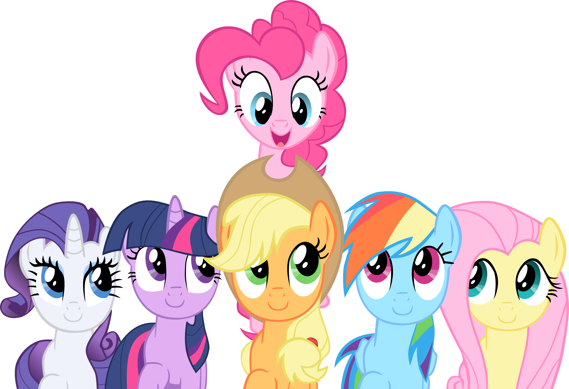 smile_song_mane_6_vector_by_exe2001-d4r1
