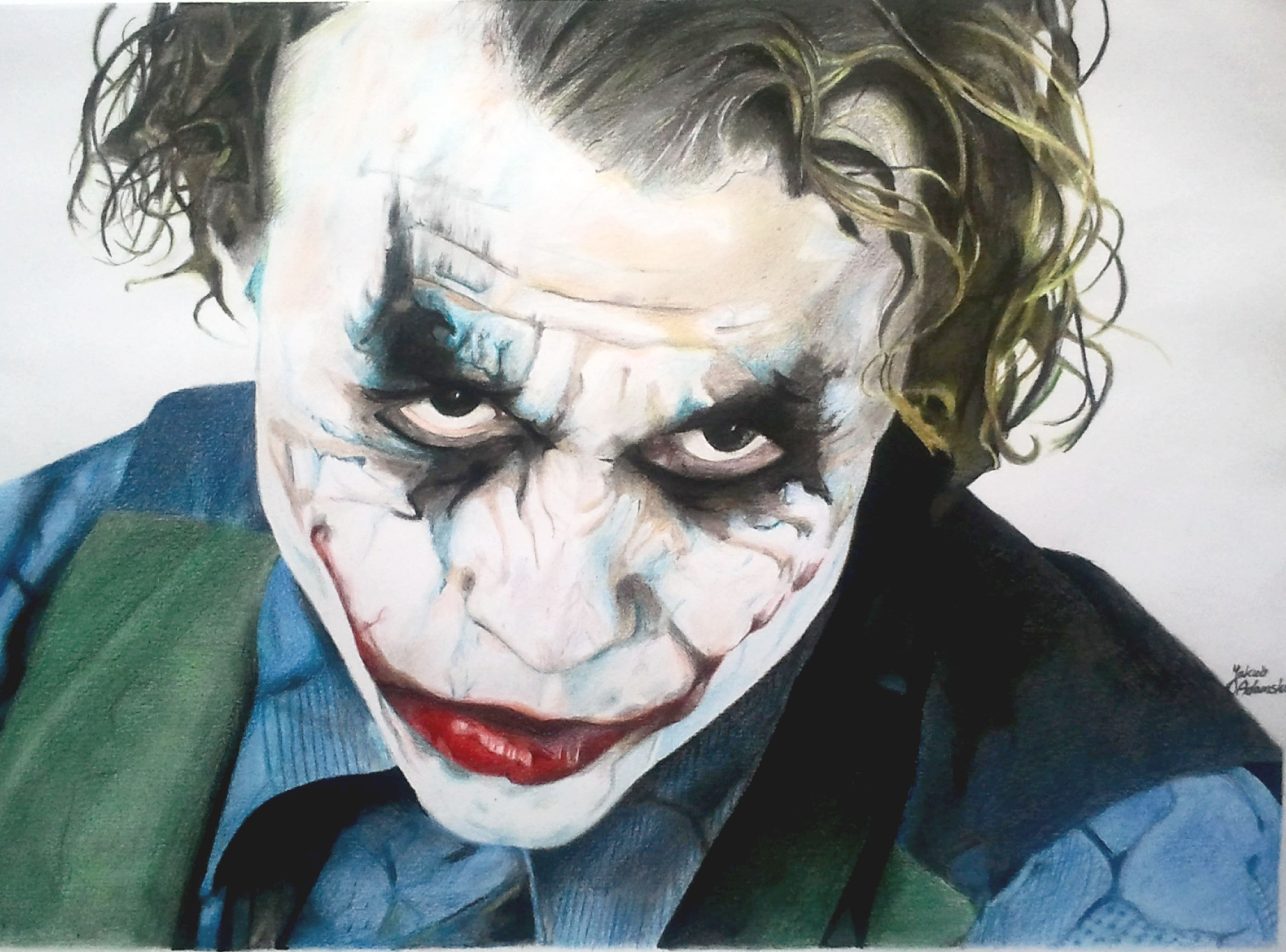 The Joker : Heath Ledger The Dark Knight by JakubQaazAdamski on DeviantArt