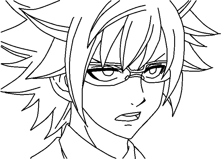 fairy tail anime coloring pages - photo #26