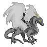 Dragon Icon Silver by RavensMourn