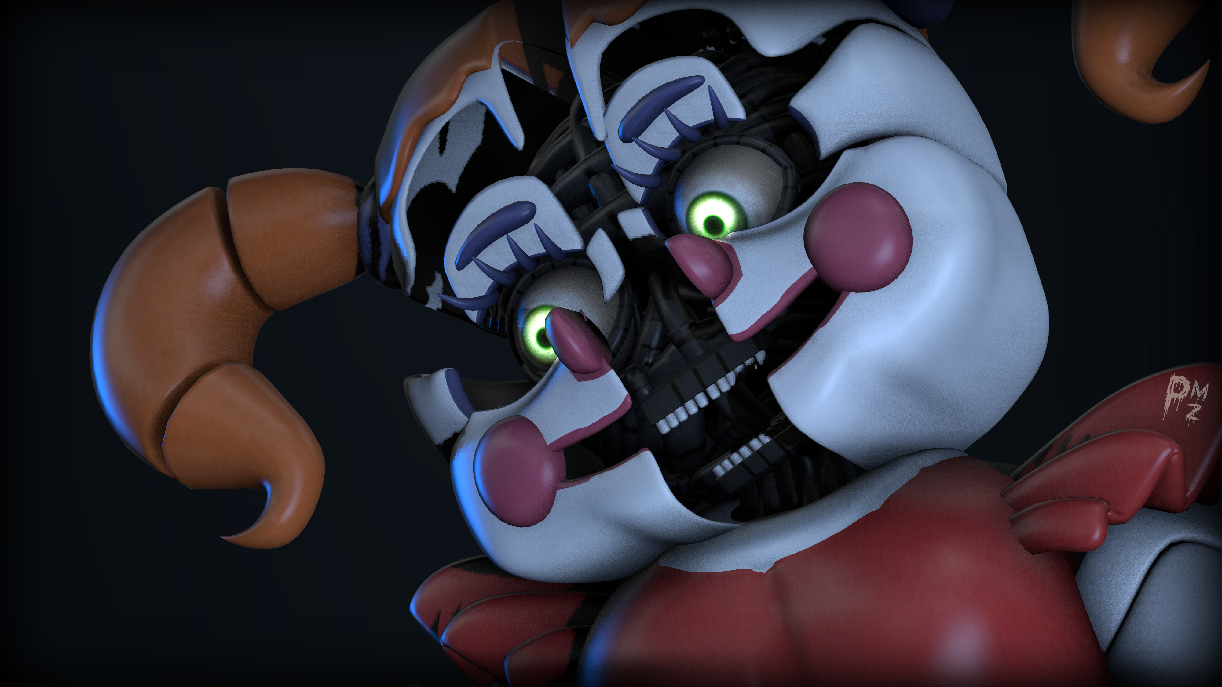 Baby V5 WIP - FNaF SL Blender by ChuizaProductions on 