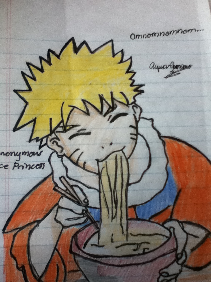 naruto eating ramen coloring pages - photo #17