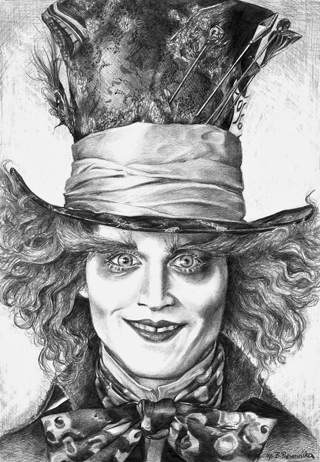 mad hatter johnny depp coloring pages - photo #10