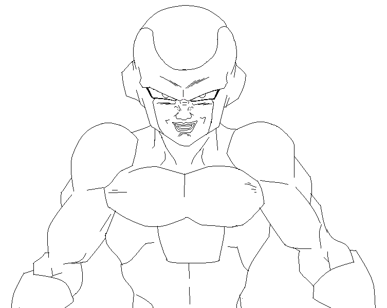 dbz coloring pages frieza - photo #23