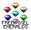Free To Use Pixel Chaos Emeralds by ZII3