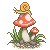 FREE ICON - Snail on mushroom by Crazdude