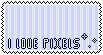 Free - Purple Pixel Support Stamp by yoomyu