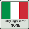 Italian language level NONE by animeXcaso