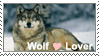 Wolf Lover, Stamp by JazzaX