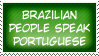 Brazilian Portuguese Stamp by catpie