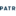 Patreon (2017, wordmark, blue) Icon ultramini 1/2