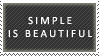 simple is beautiful by simplicity-fan