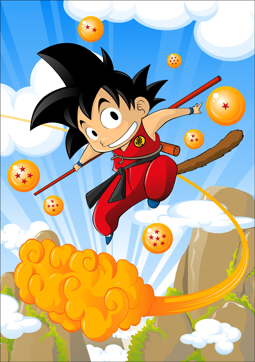 DRAGON BALL: Goku by Witchking00 on DeviantArt
