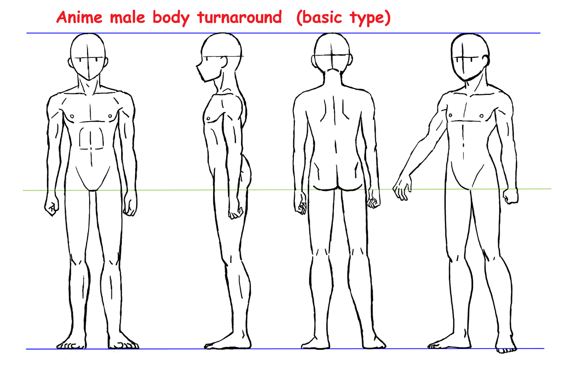 Anime Male Base Full Body Materi Pelajaran 8 250 x 454 17 0 1. anime male base full body materi