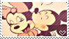 Mickey x Minnie mouse - stamp by Adelish
