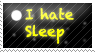i hate sleep stamp by ohhperttylights