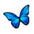 Icon - Blue Butterfly