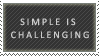 simple is challenging by simplicity-fan