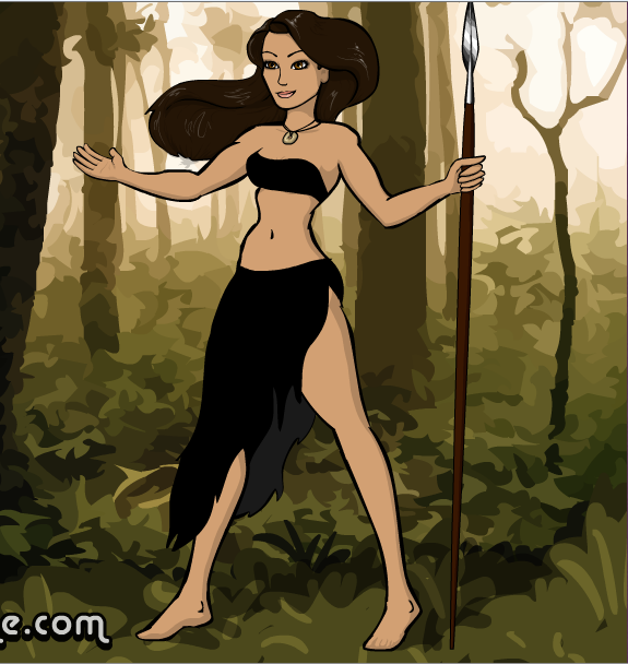 naked jungle girl