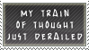 Train of Thought Stamp by SailorSolar