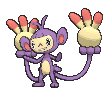Ambipom (male) by pokemon3dsprites