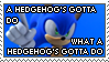 The Hedgehog Way Stamp by LightningChaos2010
