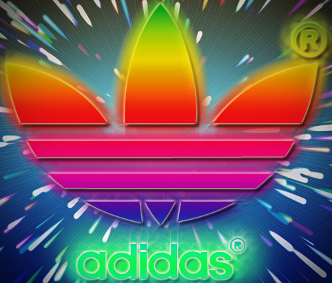 Vibrant Adidas Logo by mjcn17 on DeviantArt