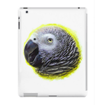 African Grey Parrot Realistic Painting iPad Case