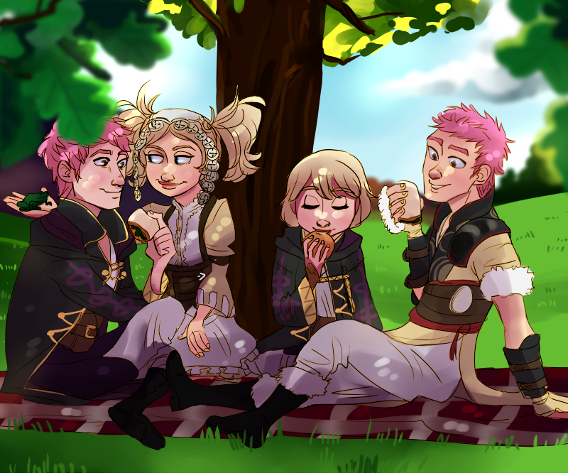 Comm for xpegasus12: Family Picnic