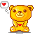 Love Teddy free icon by serapixels