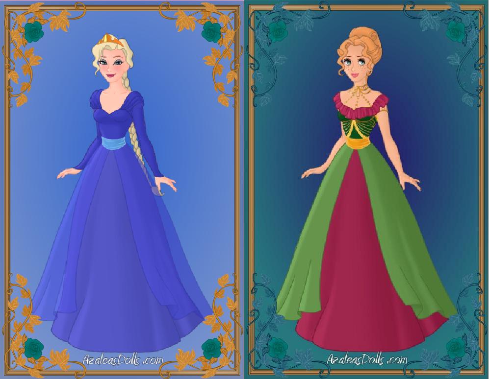 Elsa and Anna - New Looks by IndyGirl89
